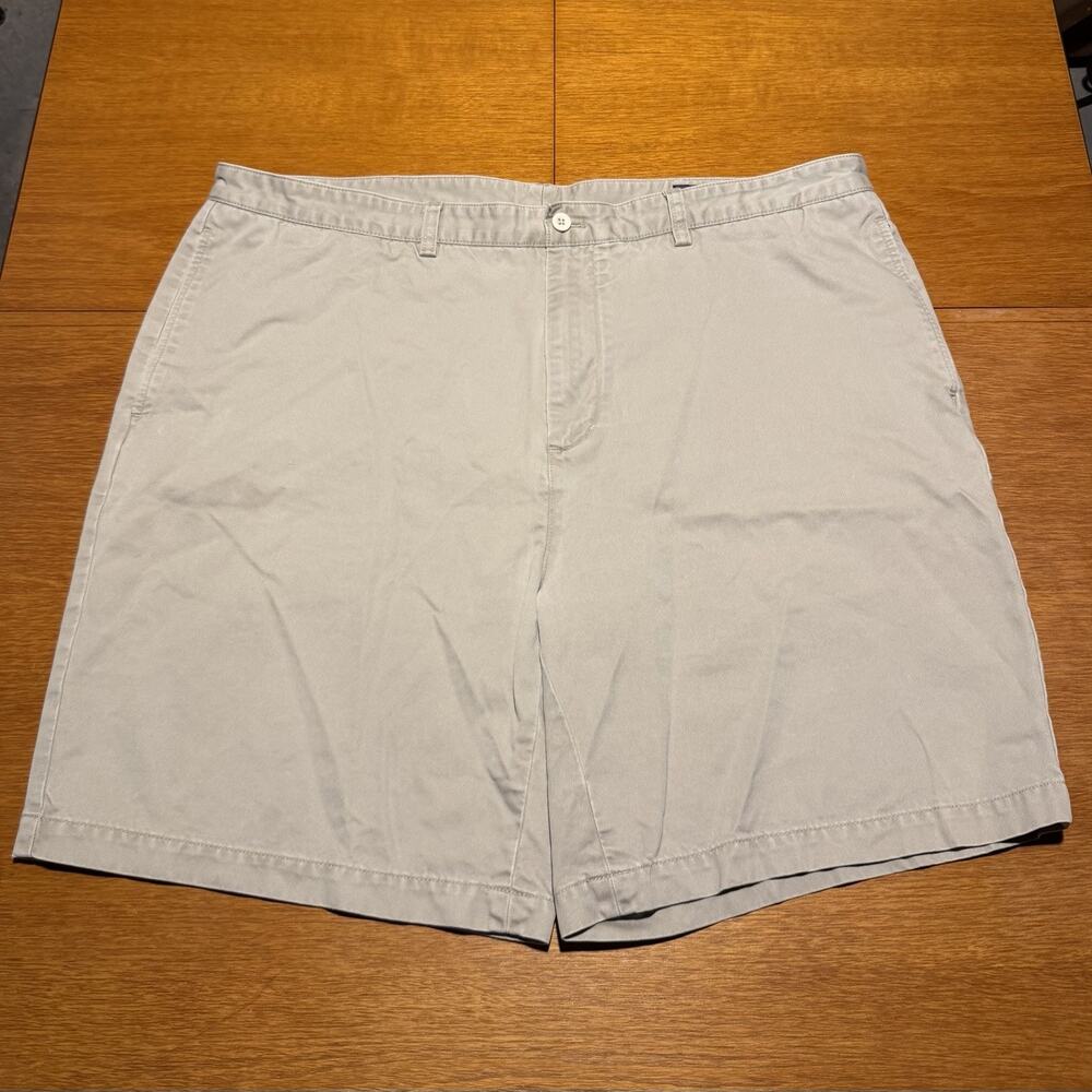 Vineyard Vines Club Shorts Men's Size 42 Flat Front Pockets Khaki Tan Classic